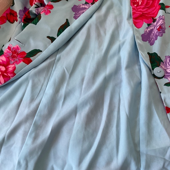 Forever 21 Floral Colorful Blazer Size Small - Picture 4 of 4